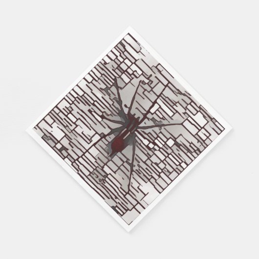 Spider Serviette (Ecke)