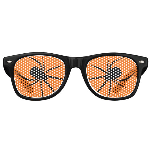 Spider Silhouette Retro Sonnenbrille (Vorderseite)