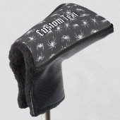 Spider Silhouetten Muster Golf Head Cover Headcover (3/4 Vorderseite)