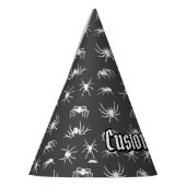 Spider Silhouetten Muster Party Hat Partyhütchen (Links)