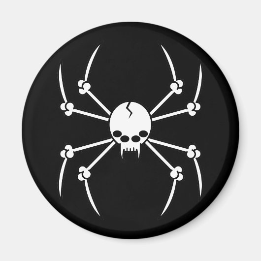 Spider Skull Magnet (Vorne)