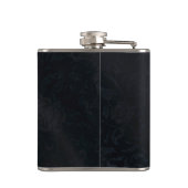 Spider Skull & Rose Glam Gothic Filigree Flachmann (Rückseite)