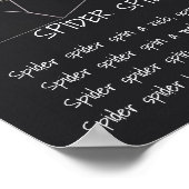 Spider Spider Poster (Ecke)