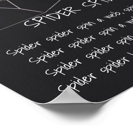 Spider Spider Poster (Ecke)