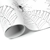 Spider & Spider Web Fun Design Insektenspass Geschenkpapier (Rolleneckpunkt)