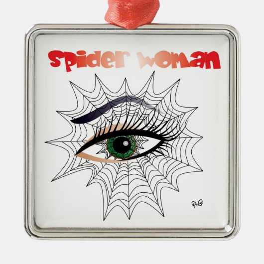 Spider / Spinnenfrau Ornament (Vorne)
