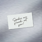 Spider Spirit – Bold Nature-Inspired Design Watch Magnetische Visitenkarte (Beispiel)