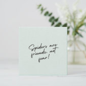 Spider Spirit - kühne, von Natur Inspiriert Design Karte (Stehend Vorderseite)