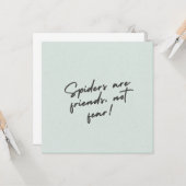 Spider Spirit - kühne, von Natur Inspiriert Design Karte (Vorderseite/Rückseite Beispiel)