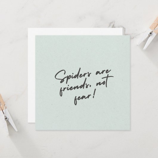 Spider Spirit - kühne, von Natur Inspiriert Design Karte (Vorderseite/Rückseite Beispiel)