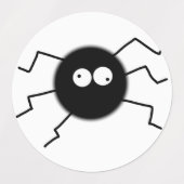 Spider Stickers Etiketten (Design 2)