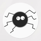 Spider Stickers Etiketten (Design 1)