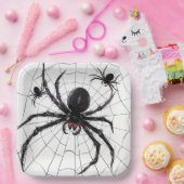 Spider-Teller 4-4 Pappteller (Party)