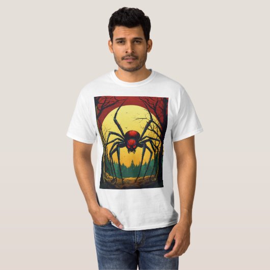 Spider Threads" "Arachnid Atture" "Modischer Fan T-Shirt (Vorne ganz)