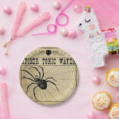 Spider Tonic Water Halloween Papierplatte Pappteller (Party)
