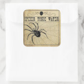 Spider Tonic Water Halloween Sticker (Tasche)