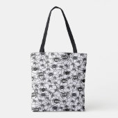 Spider Tote Bag | Halloween Trick oder Treat Bag Tasche (Rückseite)