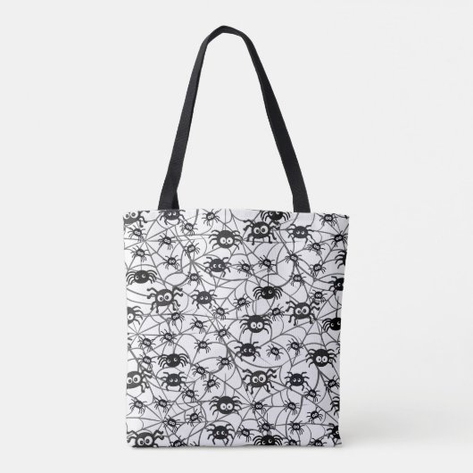 Spider Tote Bag | Halloween Trick oder Treat Bag Tasche (Rückseite)