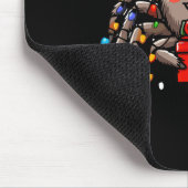 Spider Tragend Weihnachtsmannmütze Weihnachten Wei Mousepad (Ecke)