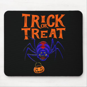 Spider Trick oder Treatment Shirt Frauen Sonniges Mousepad