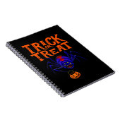 Spider Trick oder Treatment Shirt Frauen Sonniges  Notizblock (Rechte Seite)