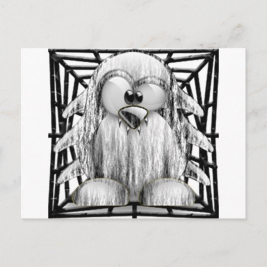 Spider Tux Postkarte (Vorderseite)