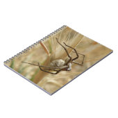 Spider und Egg Sac Notebook Notizblock (Linke Seite)