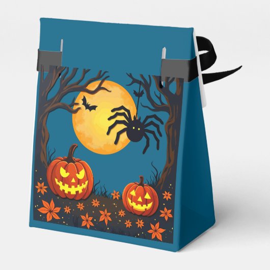 Spider und Jackolanterns Cut-Out Stift Geschenkschachtel (Rückseite)