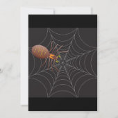 Spider und Spider Web Einladung (Vorderseite)