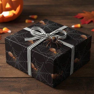 Spider und Spider Web Geschenkpapier