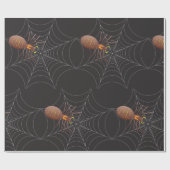 Spider und Spider Web Geschenkpapier (Flach)