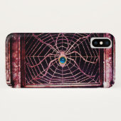 SPIDER UND WEB Blue Sapphire Black Case-Mate iPhone Hülle (Rückseite (Horizontal))