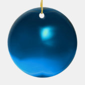 SPIDER UND WEB Blue Sapphire Black Keramik Ornament (Hinten)