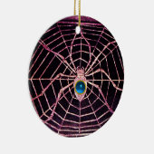 SPIDER UND WEB Blue Sapphire Black Keramikornament (Rechts)