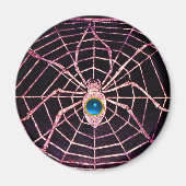 SPIDER UND WEB Blue Sapphire Black Magnet (Vorne)