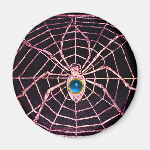 SPIDER UND WEB Blue Sapphire Black Magnet