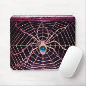 SPIDER UND WEB Blue Sapphire Black Mousepad (Mit Mouse)