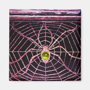 SPIDER UND WEB-Gelbes Topaz Schwarz Magnet