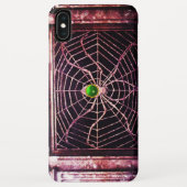 SPIDER UND WEB Green Emerald Black Case-Mate iPhone Hülle (Rückseite)