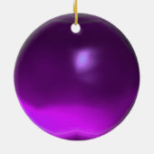 SPIDER UND WEB Lila Amethyst Black Keramik Ornament (Hinten)