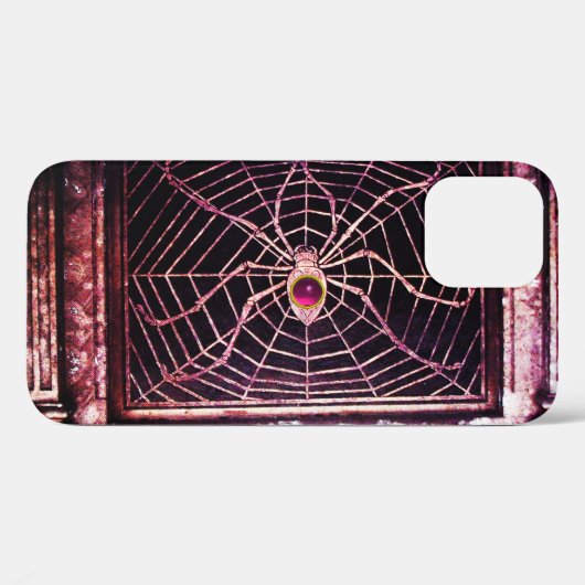 SPIDER UND WEB Pink Fuchsia Amethyst Black Case-Mate iPhone Hülle (Rückseite (Horizontal))