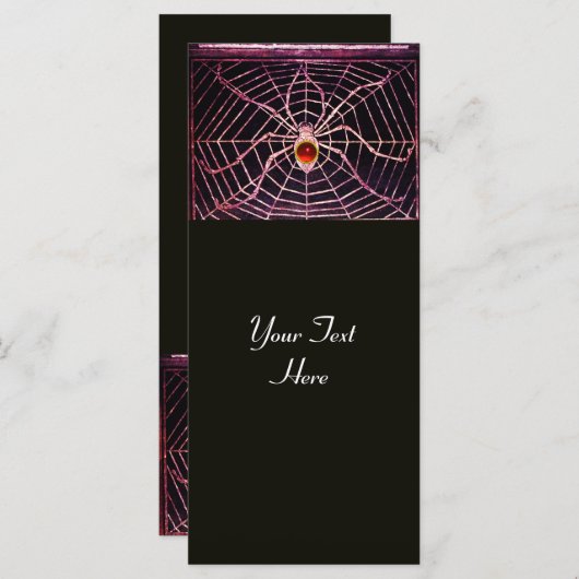 SPIDER UND WEB Red Ruby Black (Vorne/Hinten)
