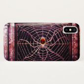 SPIDER UND WEB Red Ruby Black Case-Mate iPhone Hülle (Rückseite (Horizontal))