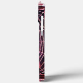 SPIDER UND WEB Red Ruby Black Case-Mate iPhone Hülle (Rückseite / Links)