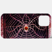 SPIDER UND WEB Red Ruby Black Case-Mate iPhone Hülle (Rückseite (Horizontal))