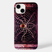 SPIDER UND WEB Red Ruby Black Case-Mate iPhone Hülle (Rückseite)