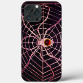 SPIDER UND WEB Red Ruby Black Case-Mate iPhone Hülle (Rückseite)