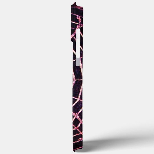 SPIDER UND WEB Red Ruby Black Case-Mate iPhone Hülle (Rückseite / Links)