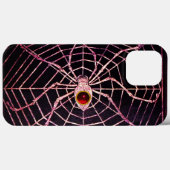 SPIDER UND WEB Red Ruby Black Case-Mate iPhone Hülle (Rückseite (Horizontal))