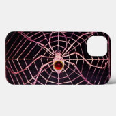 SPIDER UND WEB Red Ruby Black Case-Mate iPhone Hülle (Rückseite (Horizontal))